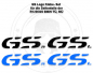 Preview: The GS sticker for BMW R1200GS MÜ / TÜ