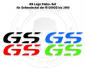 Preview: Die GS Aufkleber für BMW R1200GS bis 2007