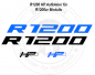Preview: Der R1200 HP Dekor Aufkleber