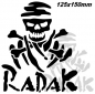 Preview: Silhouette der RADAK groß  in der Farbe Schwarz
