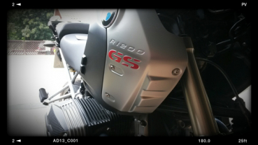 The GS sticker for BMW R1200GS MÜ / TÜ