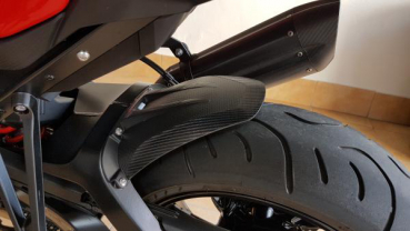 Der 3D Carbon Heck Fender Schutzaufkleber Aufkleber für die S1000XR