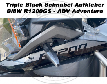 BMW R1200 Triple Black ADV beak sticker