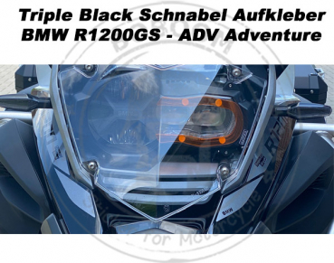 BMW R1200 Triple Black ADV beak sticker