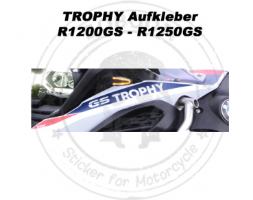 Trophy Aufkleber für R1200GS, R1250GS