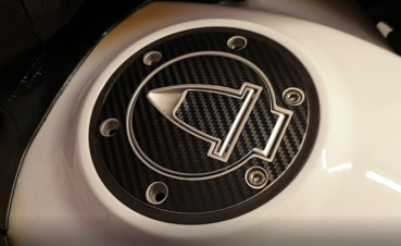 3D Carbon Schutzaufkleber für Tankdeckel Ducati Multistrada 1200S