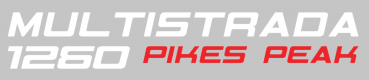 Ducati Multistrada 1260 PIKES PEAK sticker