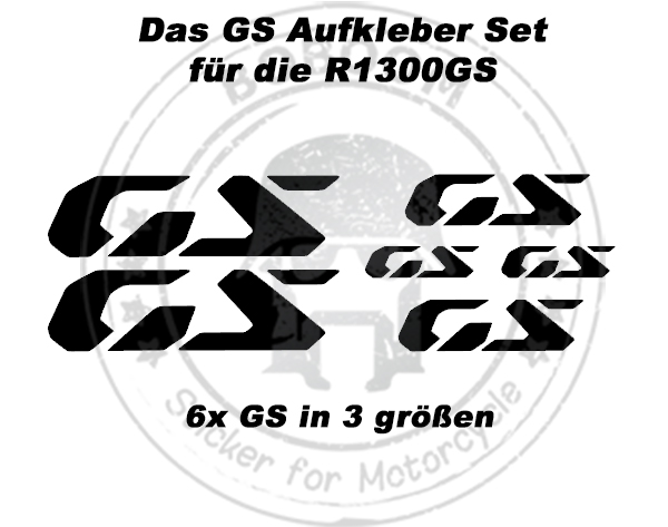 Stiker for Motorcycle - The GS sticker set for BMW R1300GS