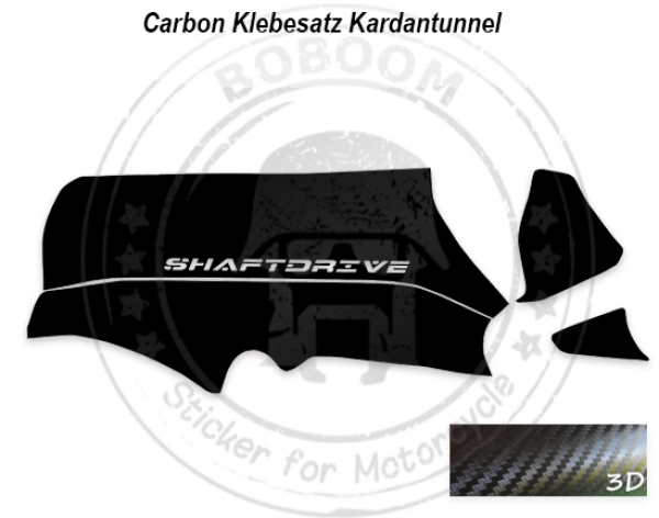 Carbon Klebesatz Kardantunnel für R1200 R/RT/RS/S/ST ab LC Modelle