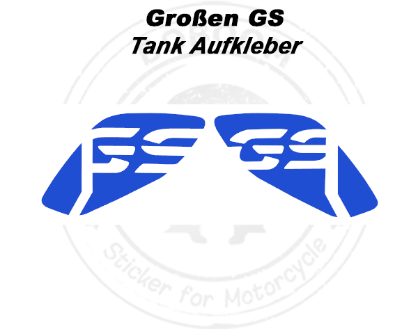 the design 2021 tank stickers for the R1250GS - R1200GS from 2017