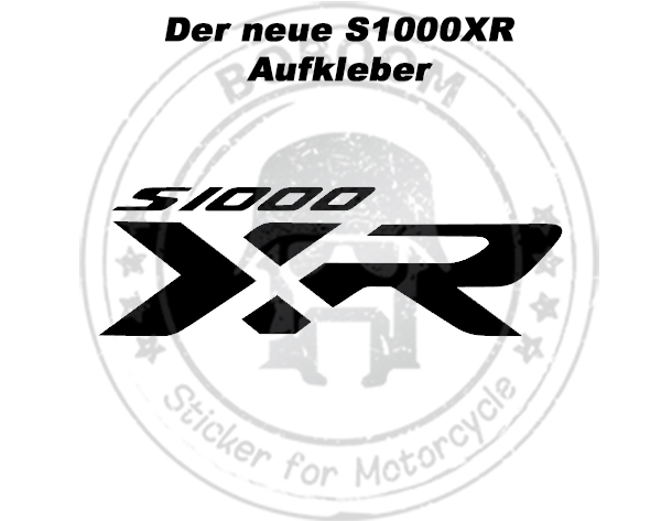 Der S1000XR Aufkleber für die BMW S1000XR - Seitenverkleidung