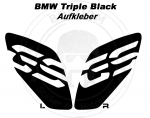 Triple Black Design Sticker 2021 for BMW R1200GS R1250GS - LC